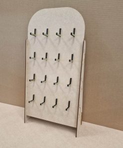 Alternative view of Tall board keyring display stand
