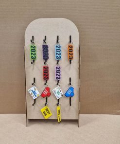 Tall board keyring display stand