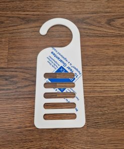 5 Tie acrylic hanger