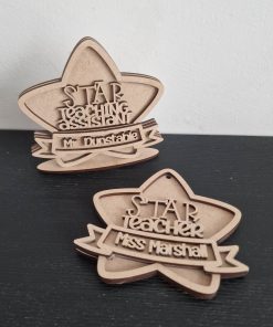 Layered star with swag MDF