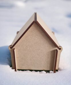 Alternative view of Gingerbread chocolate house - slot together design