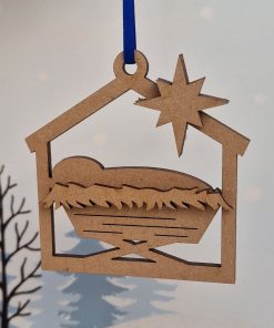 Baby Jesus stable bauble