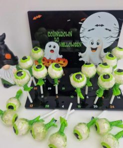 PRINTED 30 Lollipop Halloween countdown - Ghost