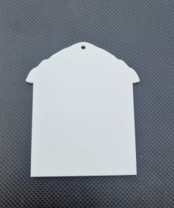 Stable bauble blank - white