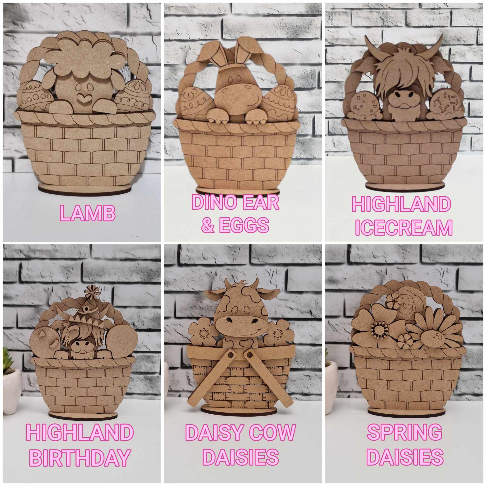 Mini Interchageable BASKET with inserts