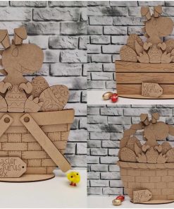 Crate Interchangeable - dino with ears and eggs