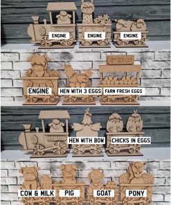 Alternative view of Easter Train - Sheep express