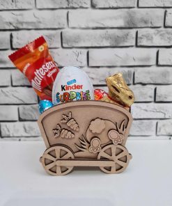 Side panel set for 3D train - Easter - bunny tail