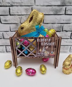 Open Hutch printed VINYL - Bunny train with text