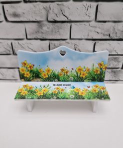 Bench printed - Daffodils