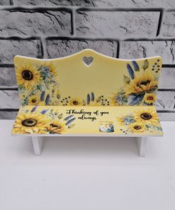 Bench printed - Sunflowers