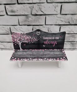 Bench printed - Pink Blossom