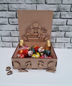 Box and lid embellishment pack - bunny in basket