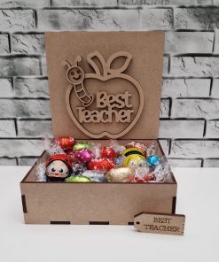 Box and lid embellishment pack - Caterpiller and Apple