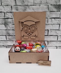 Box and lid embellishment pack - Owl
