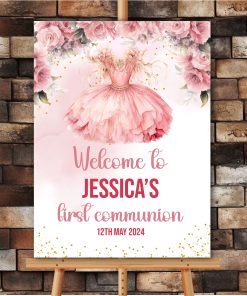 Birthday / Communion Board - Pink Tutu