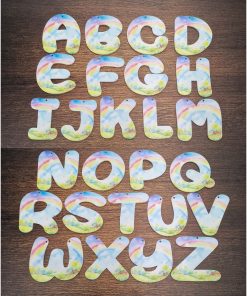 Alternative view of Letter UV printed - Rainbow letters