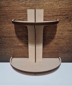 Tiered tray for plaques