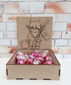 Box and lid embellishment pack - Highland - Dad's fishing