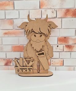 Standing Highland Cow - Tools