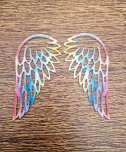 Rainbow UV printed wings