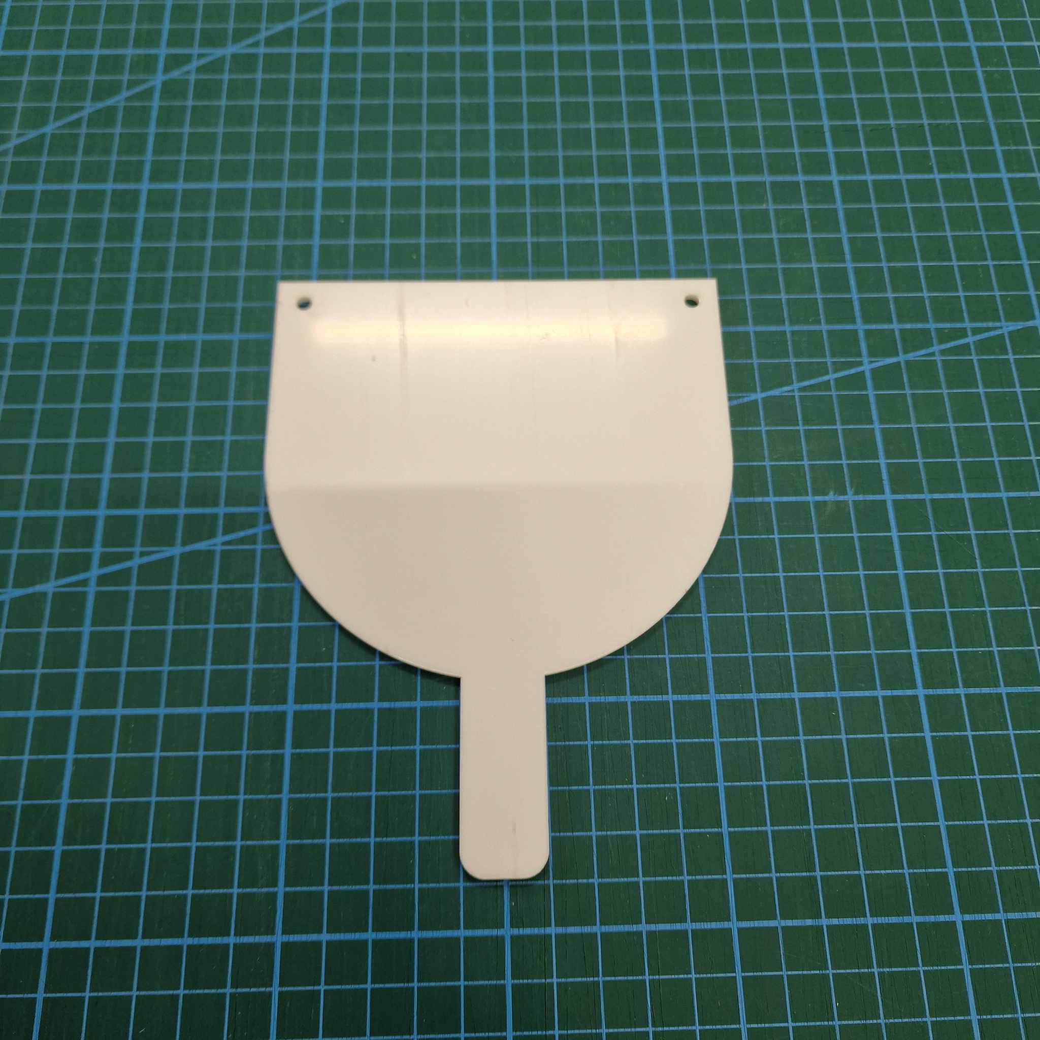 Bendable key holder - arched with 1 tab