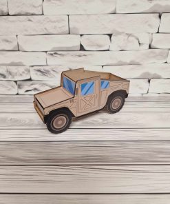 Alternative view of MDF car WITH VINYL