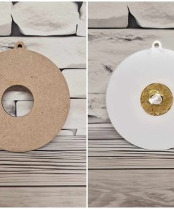 Circle 10cm - with chocolate hole