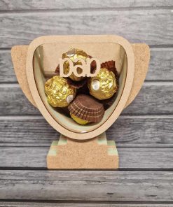 Alternative view of MINI trophy for small chocolates