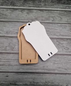 Alternative view of Money bauble - white MDF - Pint