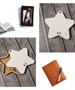 Money bauble - white MDF - Star