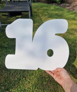 Alternative view of Acrylic Party numbers