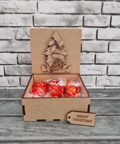 Box and lid embellishment pack - Christmas - Gnome tree hat