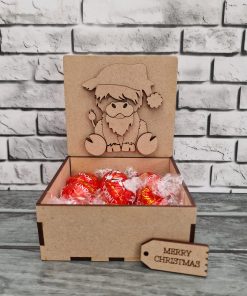 Box and lid embellishment pack - Christmas - Highland