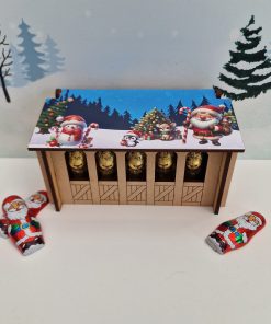 Stable (5 reindeer) printed VINYL - Characters in the forest