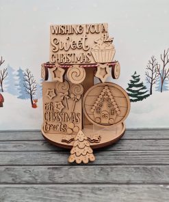 Tiered tray set - Sweet Christmas