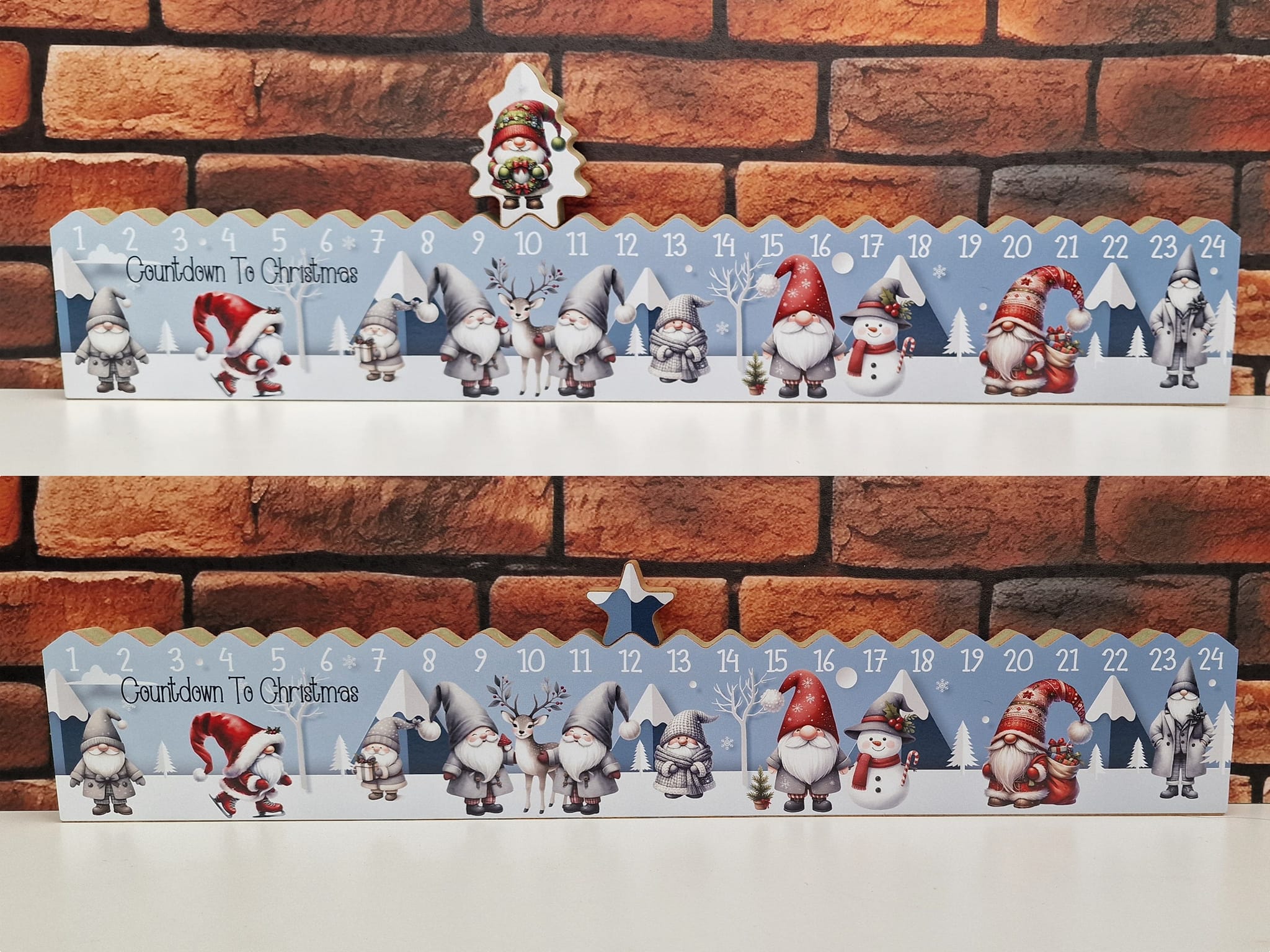 Vinyl for the christmas countdown block - grey gnomes