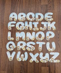 Alternative view of Letter UV printed - Pony with beige tree