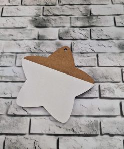 Alternative view of Star gift card holder – open back – blank