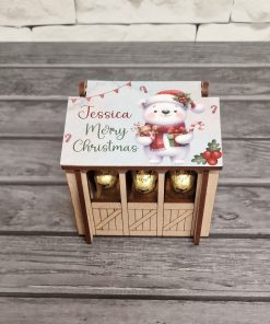 MINI Stable (3 reindeer) vinyl - white bear