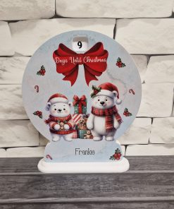 VINYL for rotating snowglobe - White bear