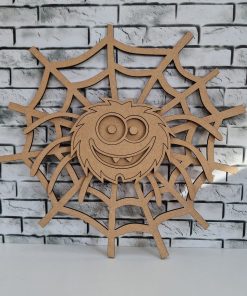 Web with layered spider