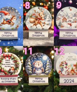 Alternative view of Sub sheet for mini snowglobes - 3 pack