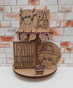 Tiered tray set - Highland Fall