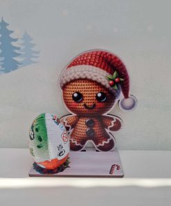 Alternative view of Christmas characters - base for egg - vinyl and MDF