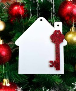 Hanging house with CHRISMTAS key