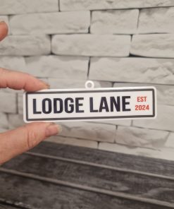 Alternative view of Reg Plate bauble