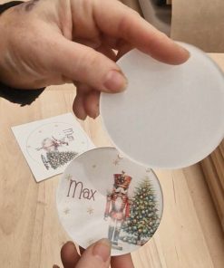 Sublimation Clear Acrylic - CIRCLE - 4 pack