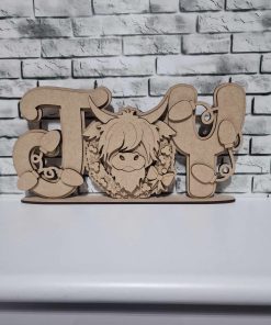 Highand Joy plaque on base