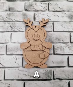 Alternative view of Playful Peguin baubles - 5 designs